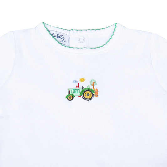 Embroidered Diaper Cover Set | Tractor Time