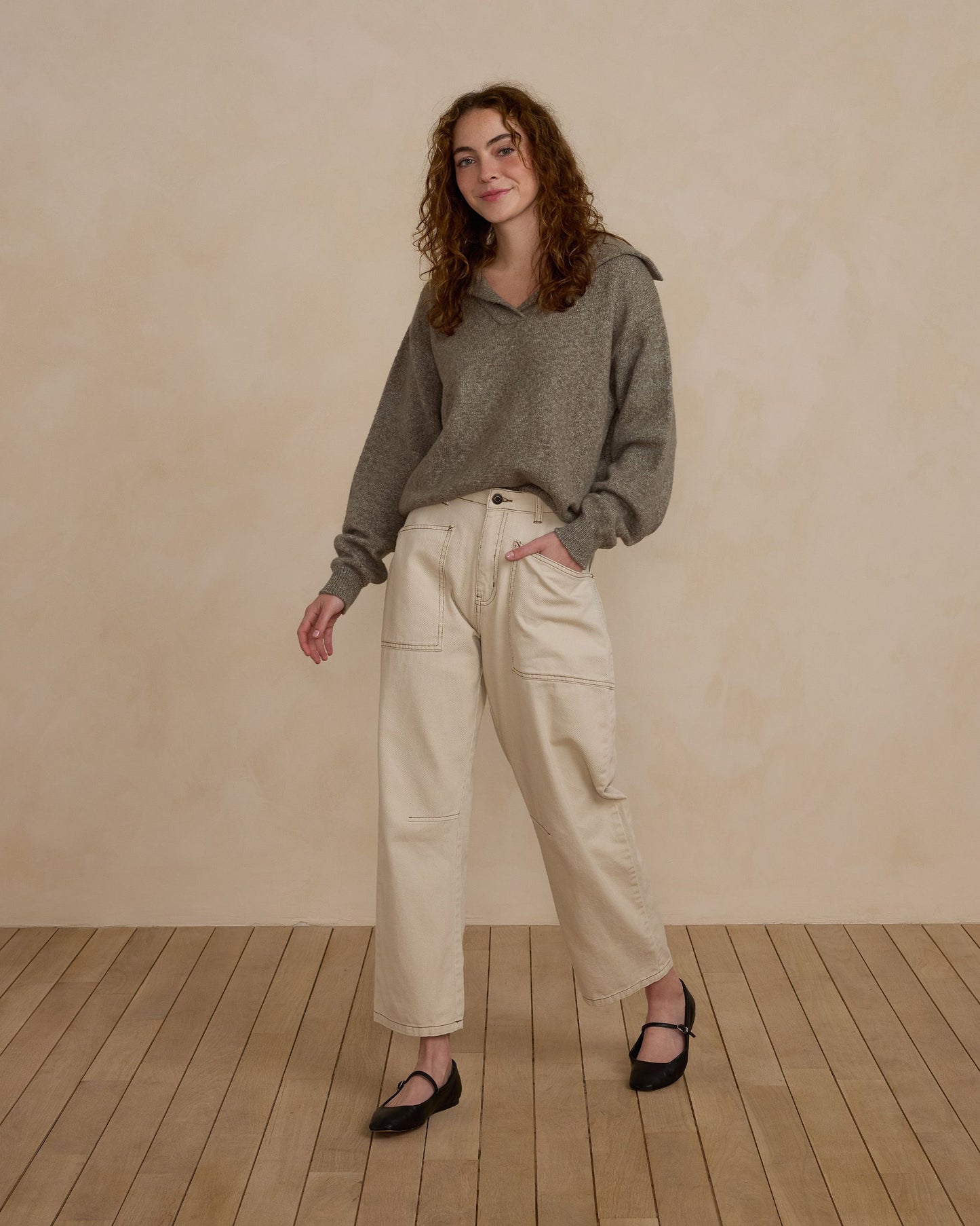 CASH PULLOVER | HEATHERED LAUREL