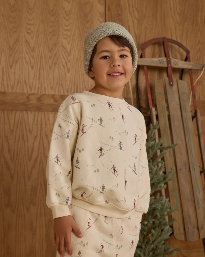RELAXED SWEATSHIRT || SKIERS