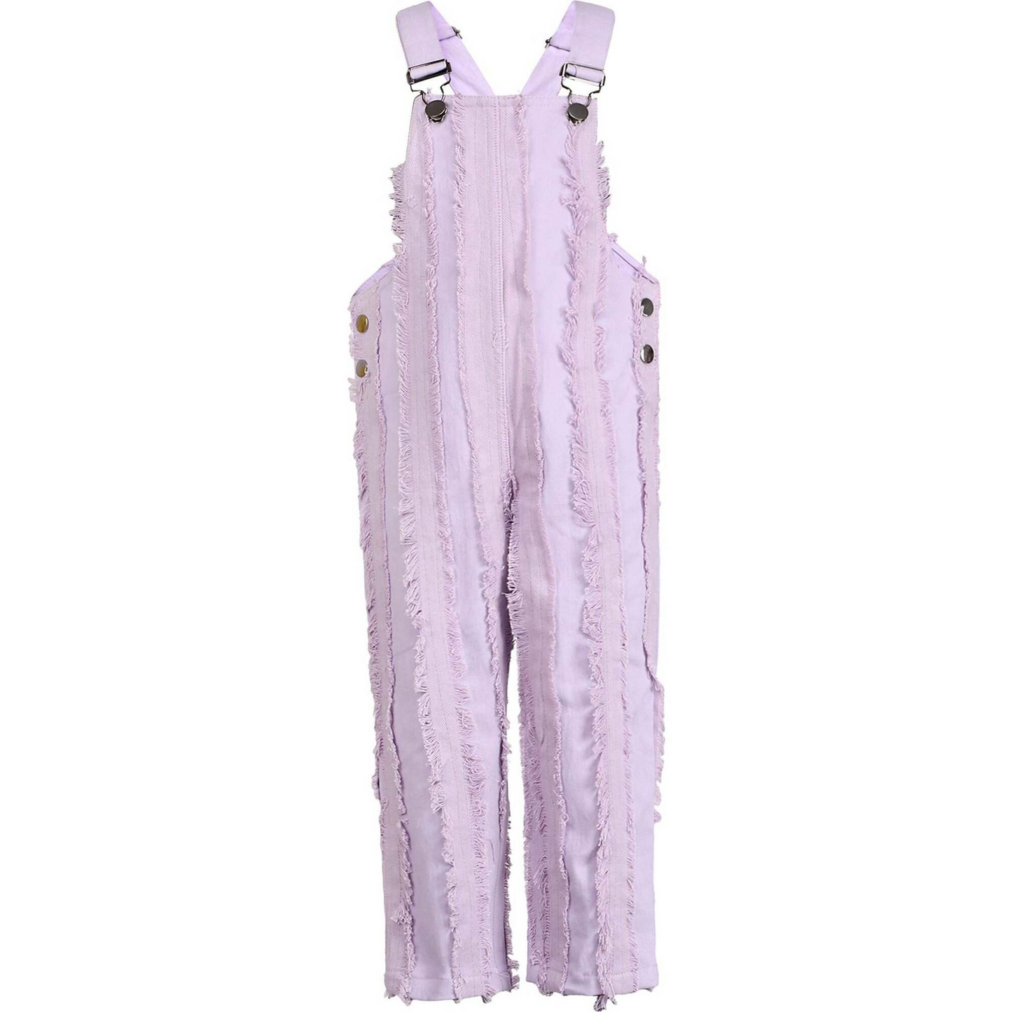 Striped Overalls | Purple