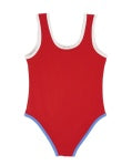 Wave Break One-Piece | True Red