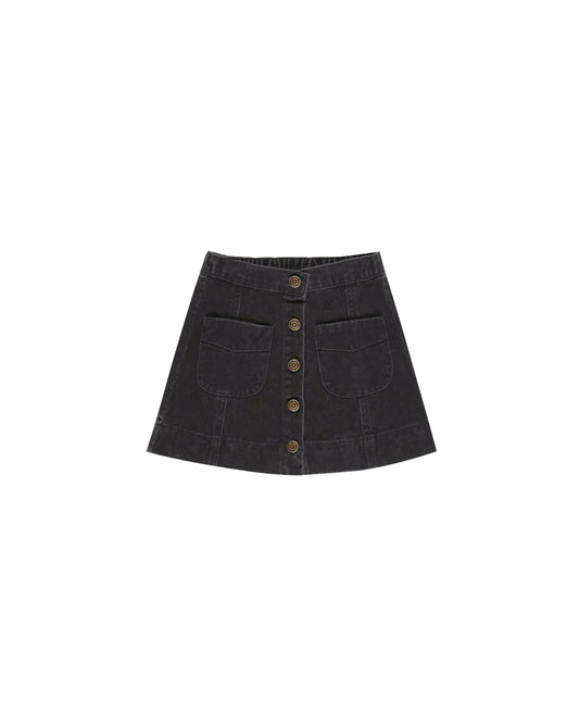 DENVER MINI SKIRT || WASHED BLACK