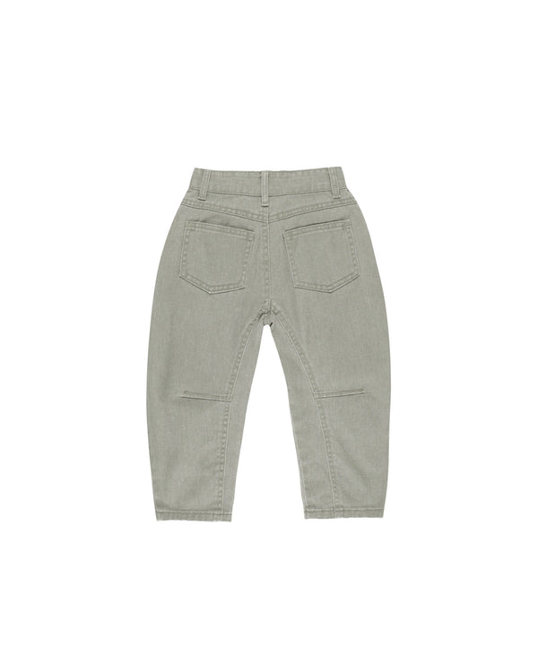 BARREL PANT || WASHED LAUREL