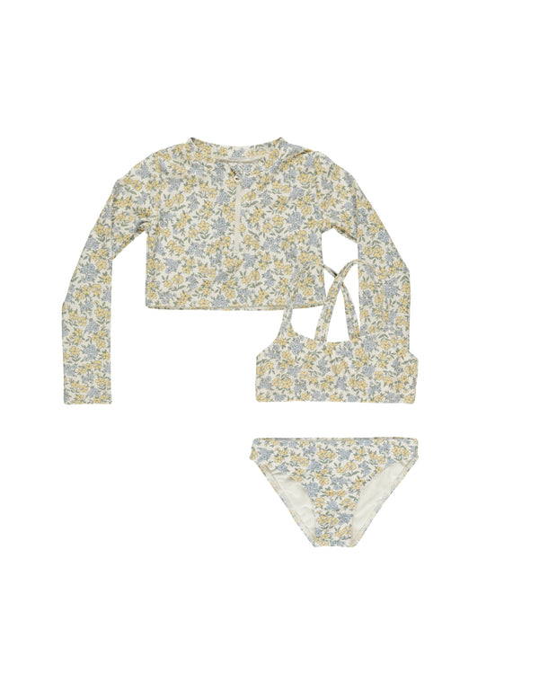 CROP RASHGUARD SET || BLOOM