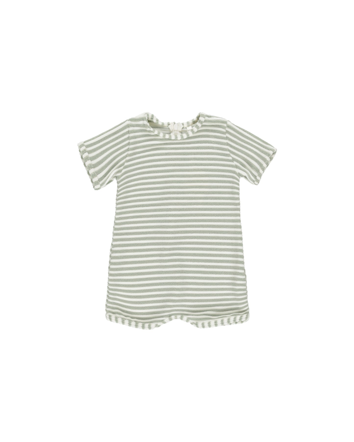 SHORTY ONE-PIECE || SAGE STRIPE