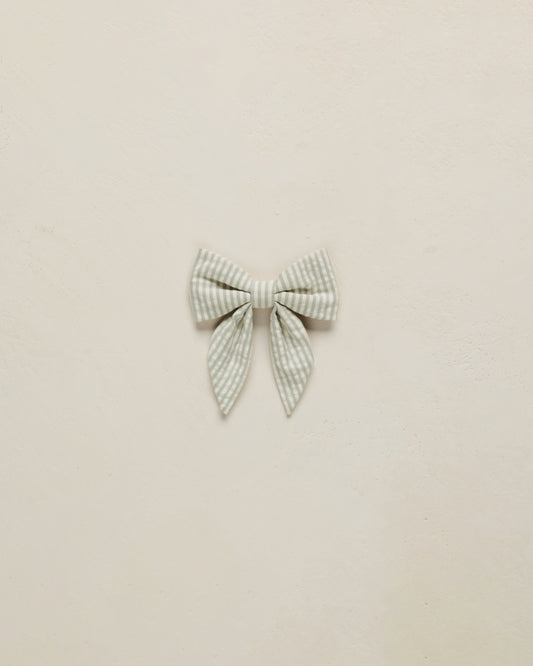 NORAH BOW || SAGE STRIPE