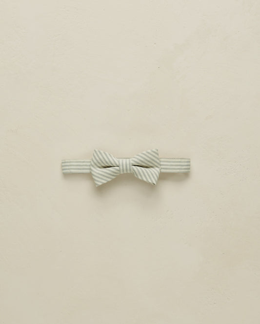 BOW TIE || SAGE STRIPE