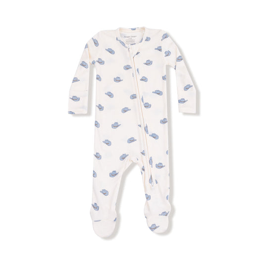 2 Way Zipper Footie | Petite Cowboy Hats