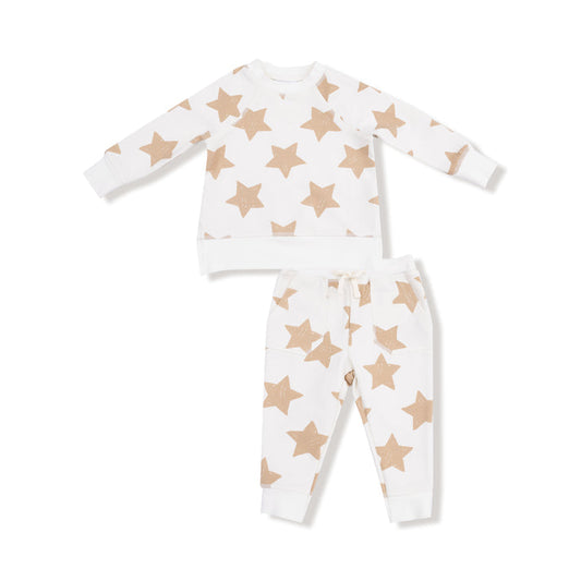 Raglan Sweatshirt + Jogger | French Terry | Stars