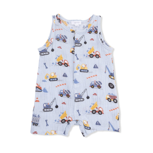 Sleeveless Shortie Romper | Crayon Construction