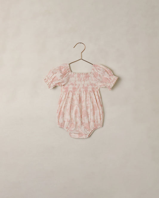 HAZEL ROMPER || BLUSH ENGLISH ROSE
