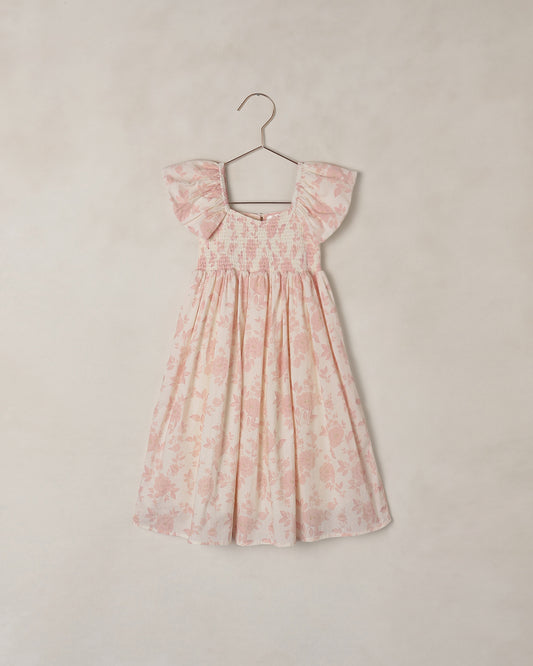 HAZEL DRESS || BLUSH ENGLISH ROSE