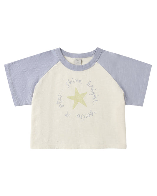 RAGLAN CROP TEE || SHINE BRIGHT