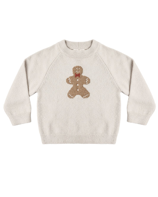 RELAXED RAGLAN SWEATER || GINGERBREAD MAN