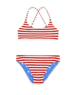 Waverly Reversible Bikini | True Red