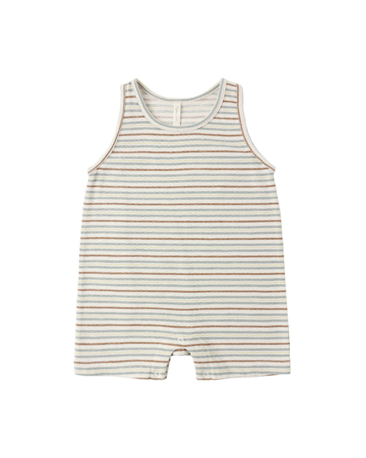 SLEEVELESS ONE-PIECE || VINTAGE STRIPE