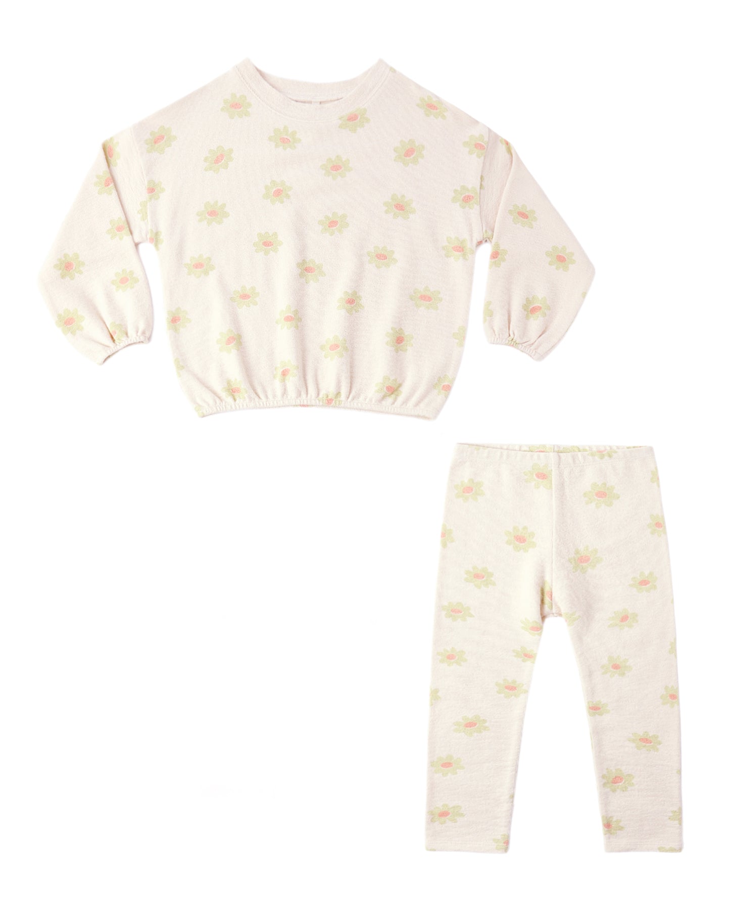 SPONGEY KNIT SET || YELLOW DAISY