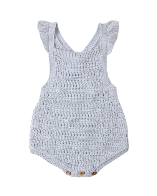 CROCHET ROMPER || PERIWINKLE