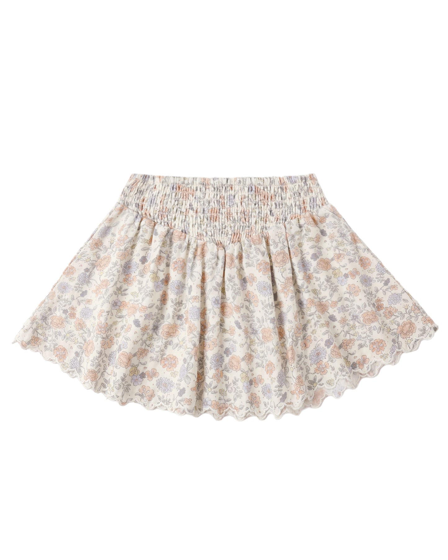 SMOCKED V MINI SKIRT || BLOOM