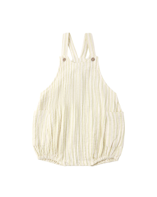 LOU ROMPER || CITRON STRIPE