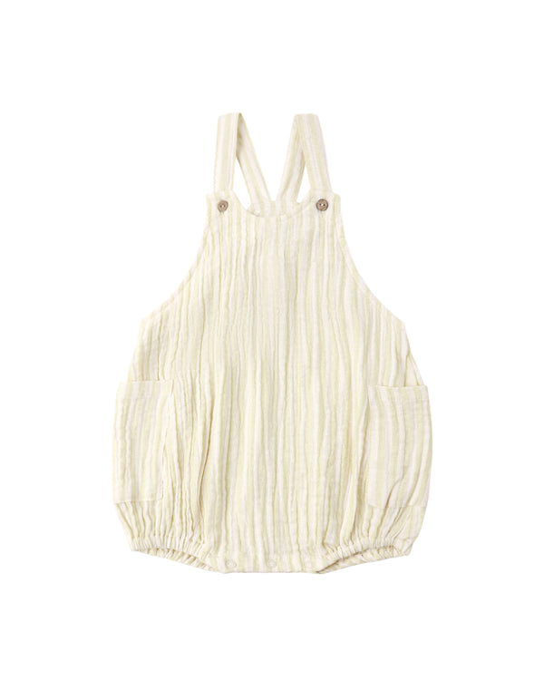LOU ROMPER || CITRON STRIPE