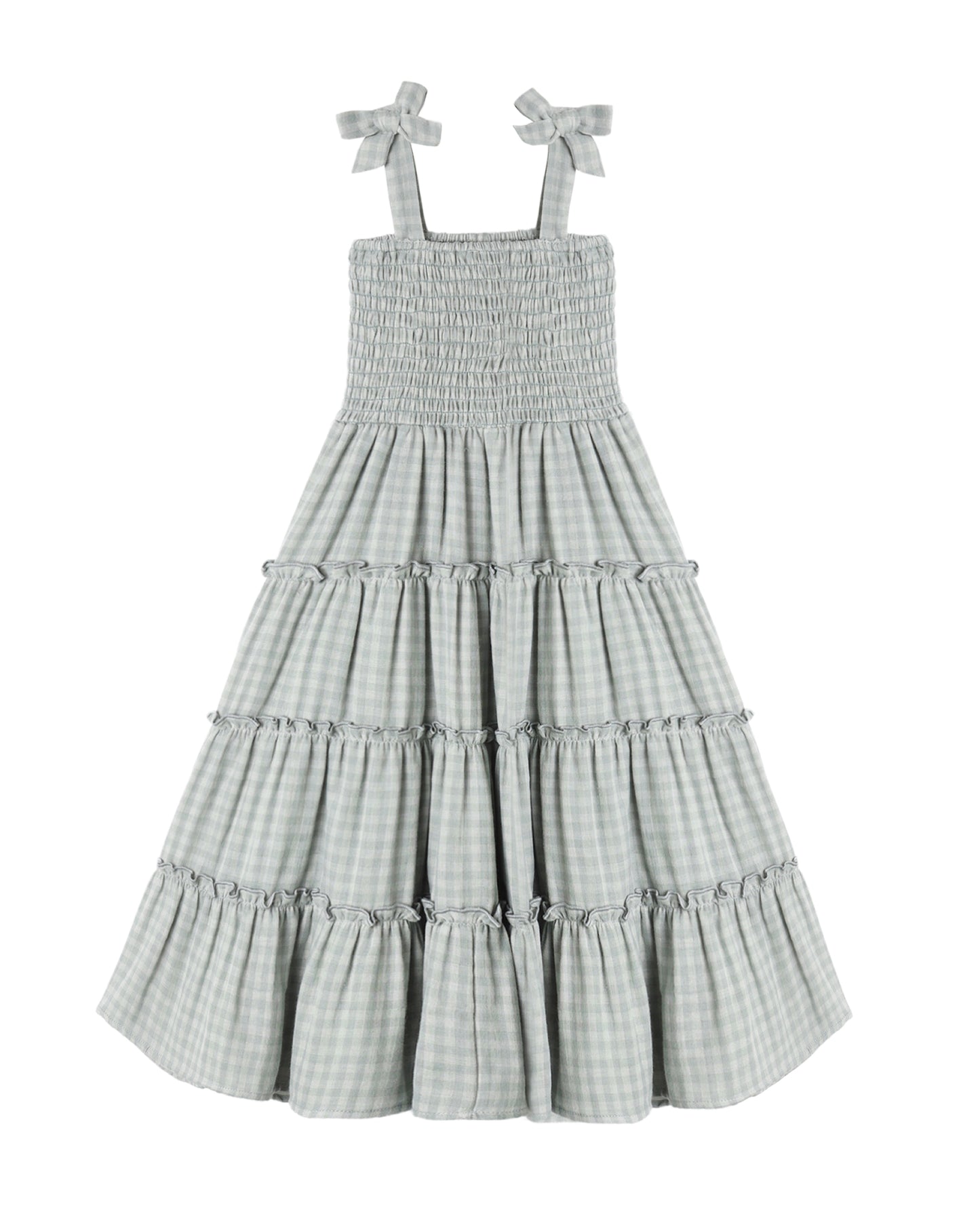 TAYLOR DRESS || GREEN GINGHAM