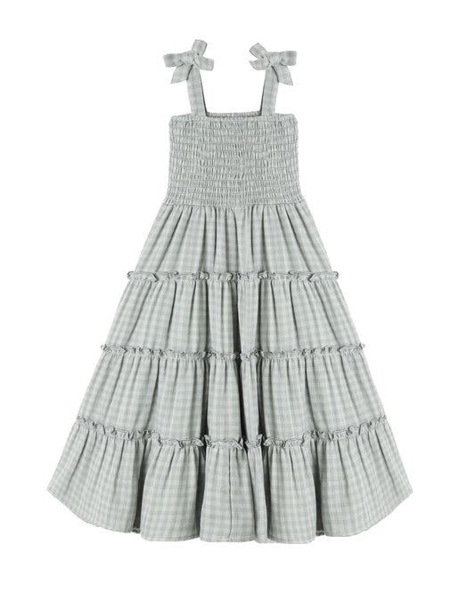 TAYLOR DRESS || GREEN GINGHAM