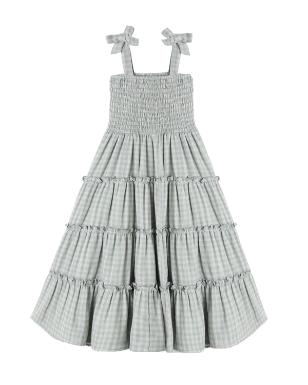 TAYLOR DRESS || GREEN GINGHAM