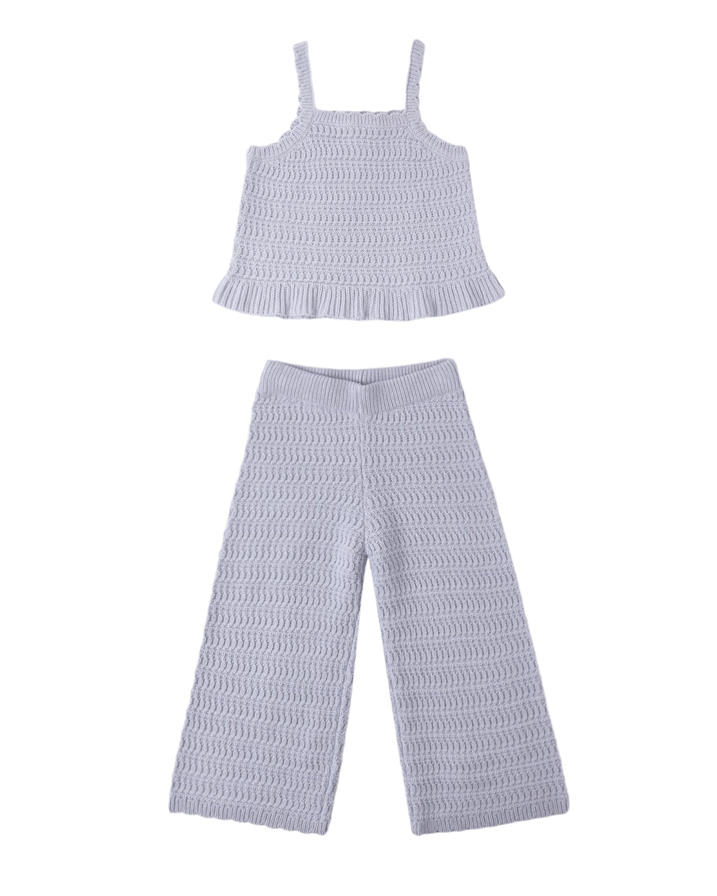 MARI KNIT SET || PERIWINKLE