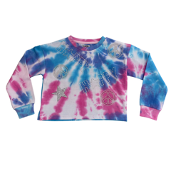 Tie Dye Sweatshirt | Blue