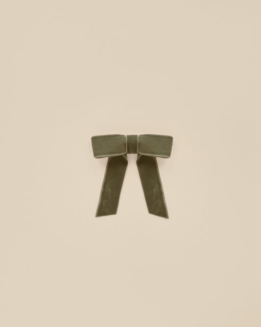 Velvet Bowtie | Olive