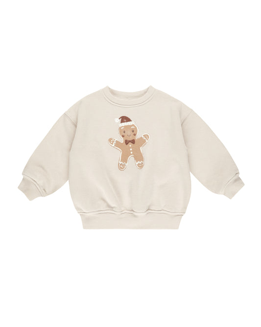 RELAXED SWEATSHIRT || GINGERBREAD