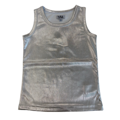 Metallic Tank | Silver