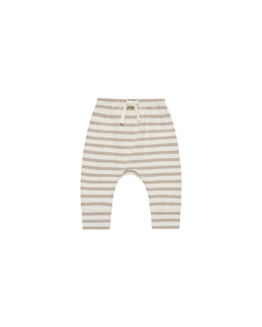 Drawstring Pant | Grey Stripe