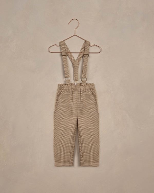 Suspender Pant | Golden Houndstooth