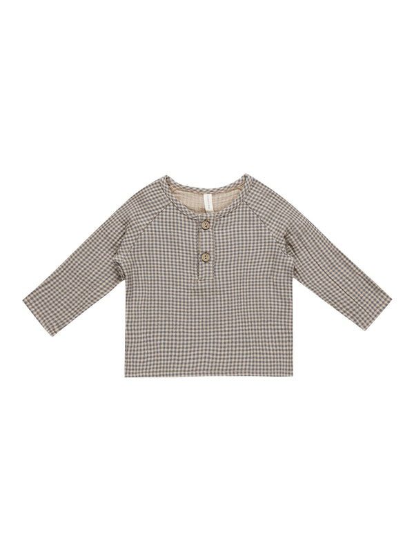 Zion Shirt | Indigo Gingham