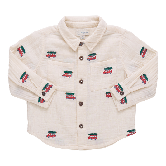 Boys Jack Shirt | Tree Farm Embroidery