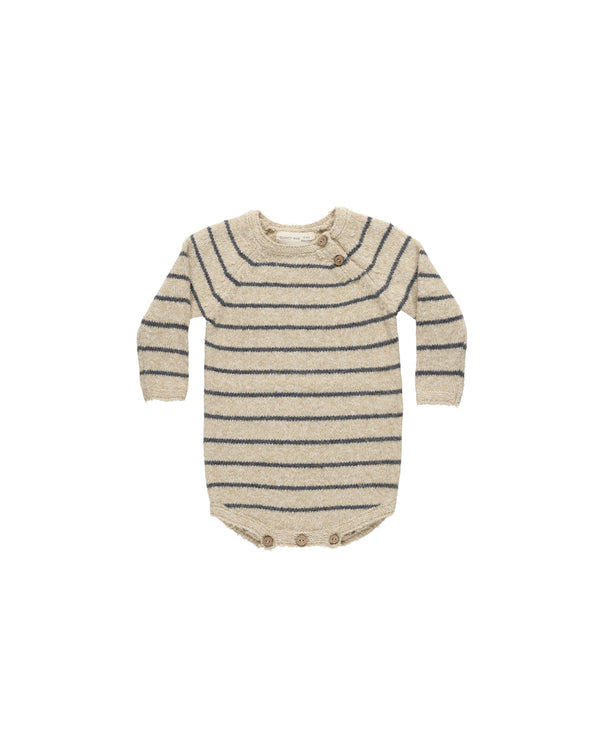 Riggens Romper | Indigo Stripe