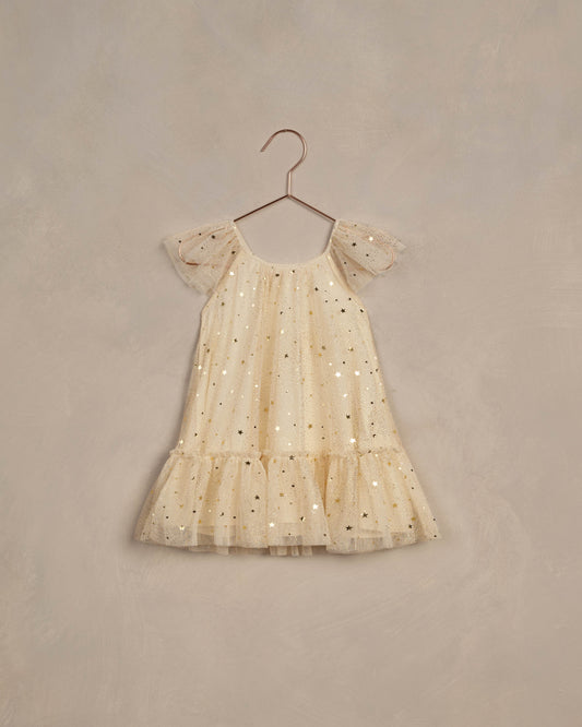 Edie Dress | Champagne Stars