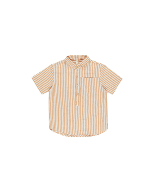 MASON SHIRT || GRAPEFRUIT STRIPE