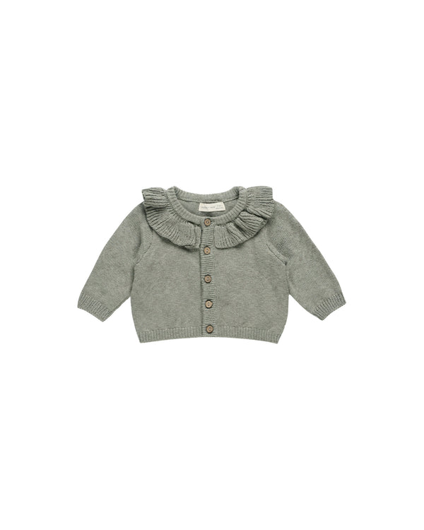 Ruffle Collar Cardigan | Basil