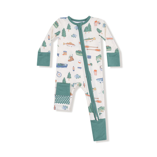 Fishing Things | 2 Way Zipper Romper