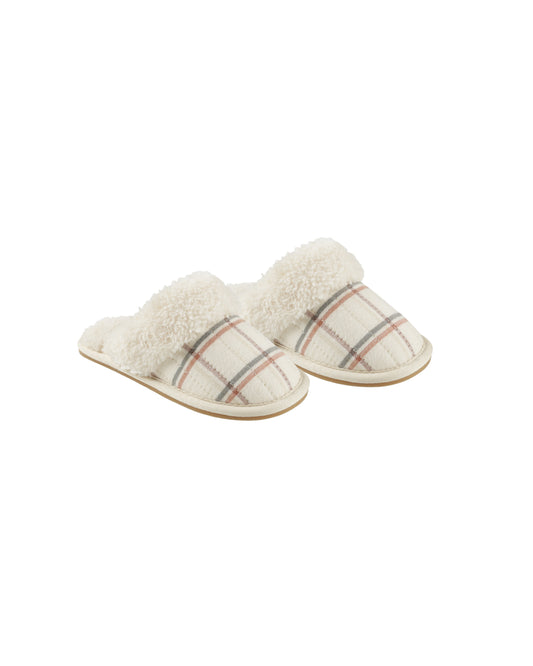 SLIPPERS || HOLIDAY PLAID