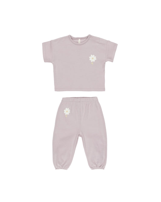 JERSEY TEE + PANT SET || DAISY