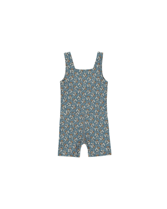 MALIBU BODYSUIT || BLUE FLORAL