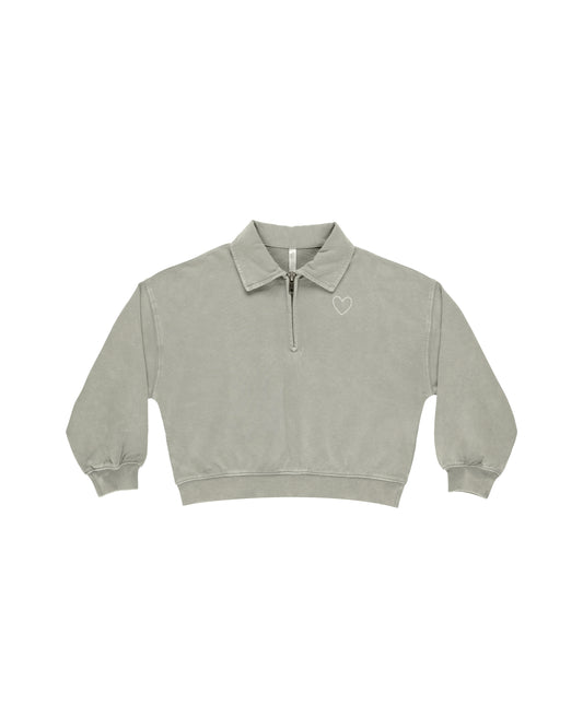 QUARTER ZIP PULLOVER || LAUREL