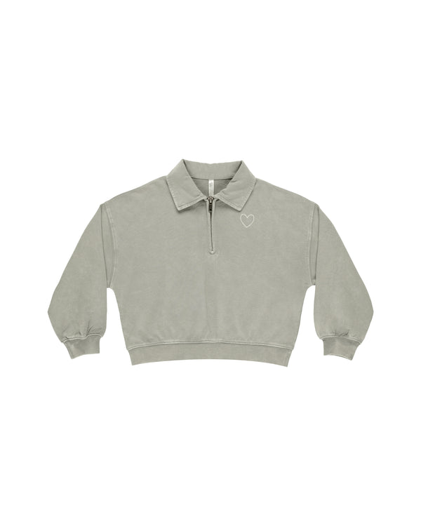 QUARTER ZIP PULLOVER || LAUREL