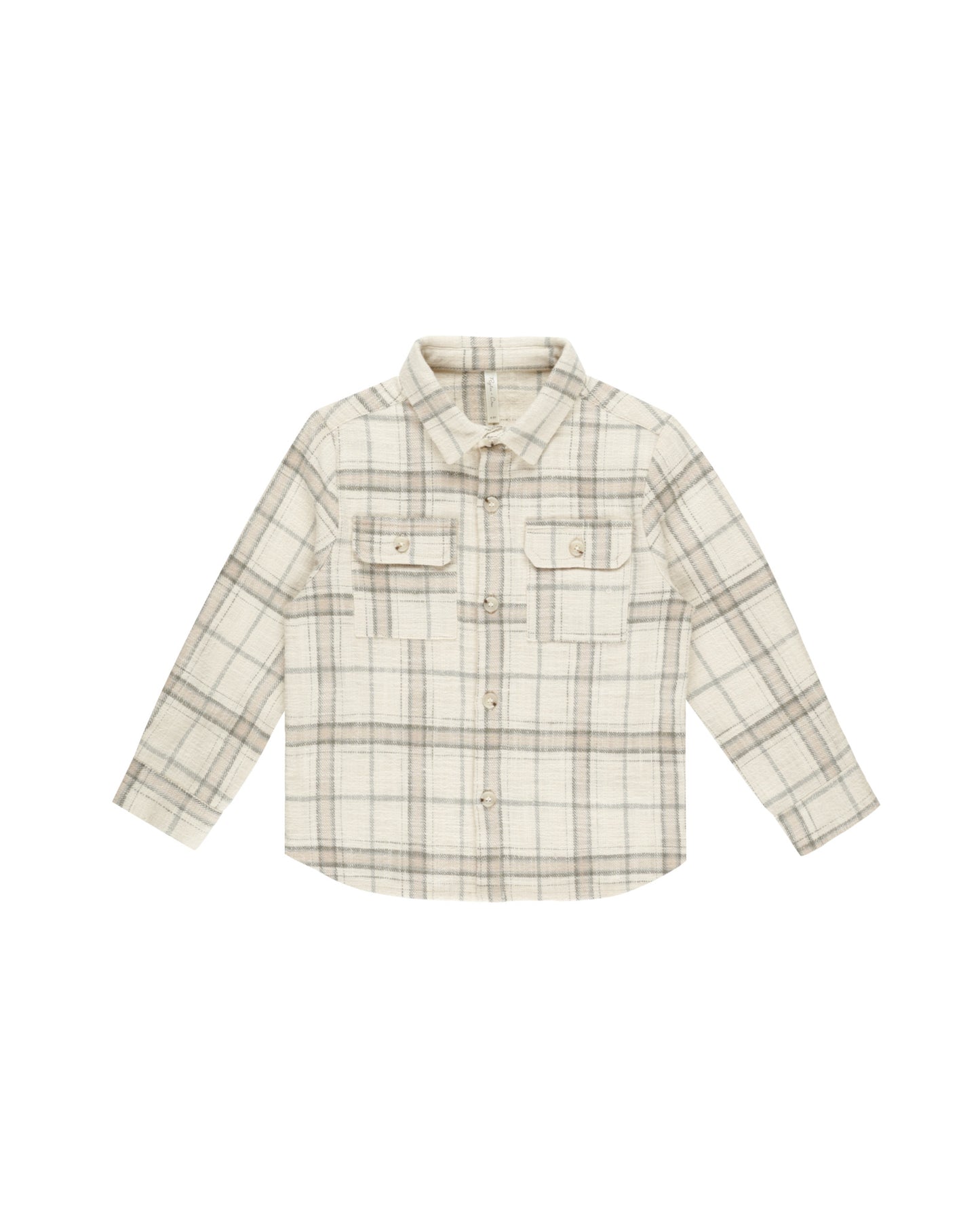 COLLARED LONG SLEEVE SHIRT || RUSTIC PLAID