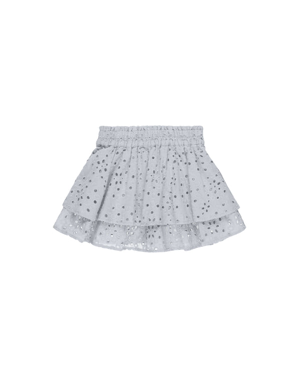 ROSE MINI SKIRT || LIGHT BLUE