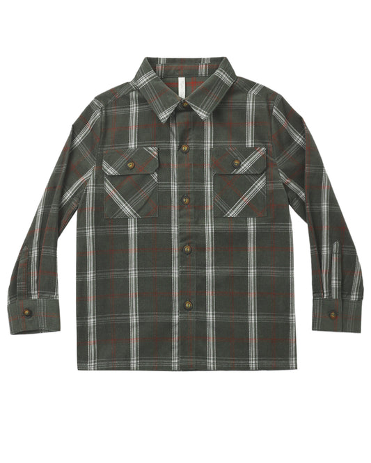 POCKETED FLANNEL SHIRT || HOLIDAY PLAID
